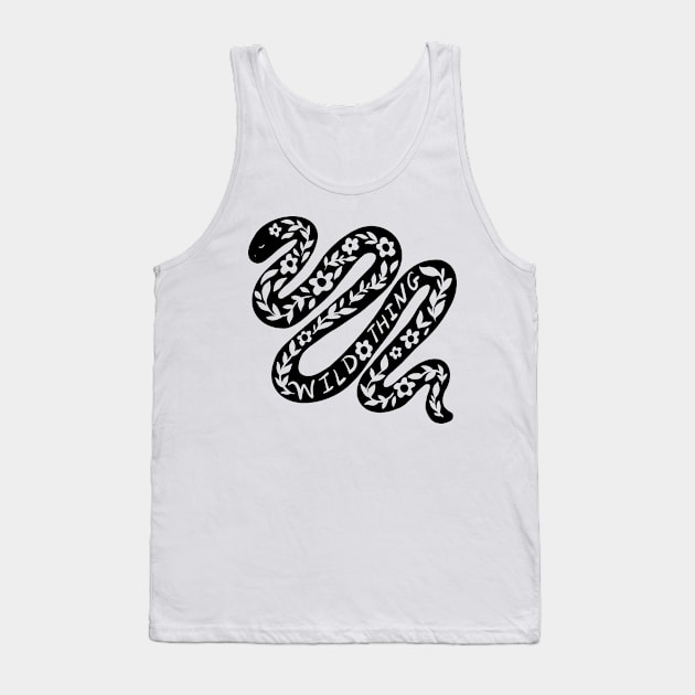 Wild Thing Snake - 1 color Tank Top by mkeeley